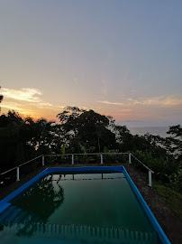 Piscina al atardecer